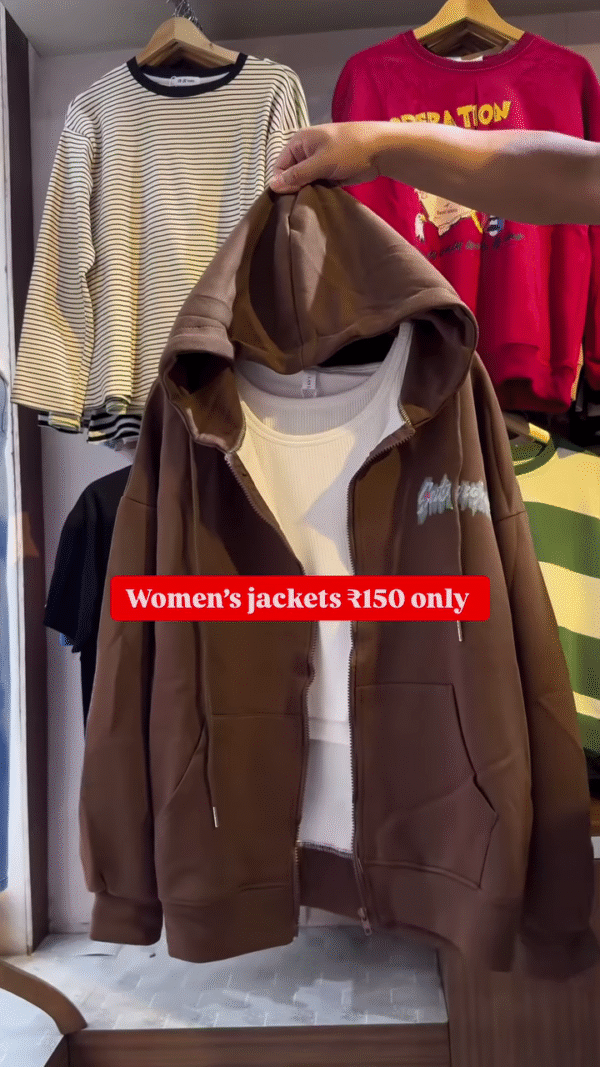 Women's Zip-Up Hoodies 🧥👚 – Layered Casualwear in Grey, Black & Brown Variants - Image 6